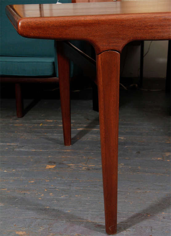 Mid-Century Modern Danish Expandable Dining Table by Johannes Andersen